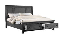 Load image into Gallery viewer, Galaxy Home Jackson King Bed in Gray
