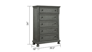 Galaxy Home Jackson Chest in Gray - Ego Home Furniture