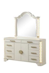 Galaxy Home Jasmine Dresser with LED - Ego Home Furniture