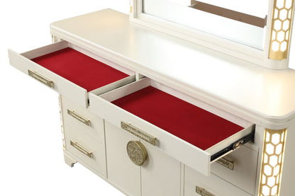 Galaxy Home Jasmine Dresser with LED