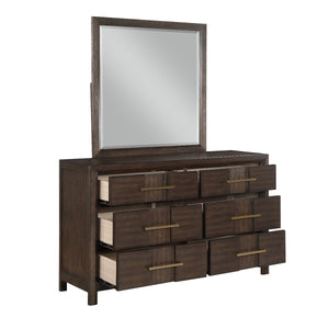 Galaxy Home Kenzo Dresser in Brown - Ego Home Furniture