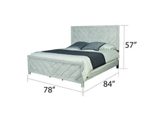 Load image into Gallery viewer, Galaxy Home Denver King Bed in Rustic Oak

