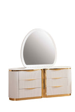 Load image into Gallery viewer, Galaxy Home Laura Mirror in White
