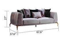 Load image into Gallery viewer, Galaxy Home Majesty Loveseat in Ivory
