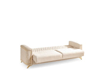 Load image into Gallery viewer, Galaxy Home Luna Sleeper Sofa in Ivory
