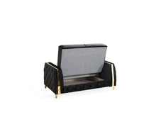 Load image into Gallery viewer, Galaxy Home Lust Loveseat in Black
