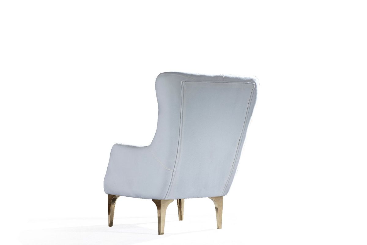 Galaxy Home Lust Chair in Off White