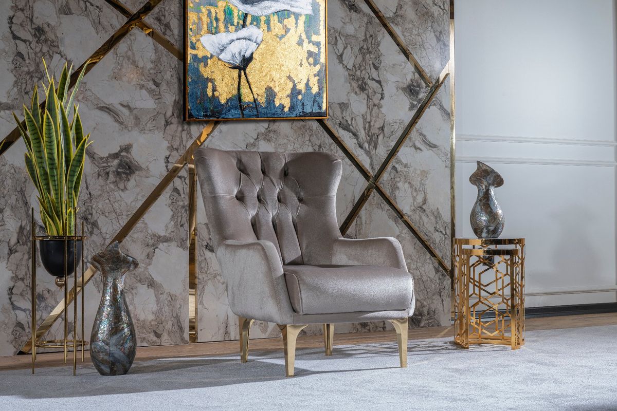 Galaxy Home Lust Chair in Taupe