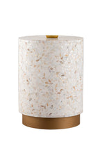 Load image into Gallery viewer, Galaxy Home Modern Luxe End Table in Ivory image
