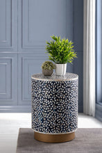 Load image into Gallery viewer, Galaxy Home Modern Luxe End Table in Navy - Ego Home Furniture
