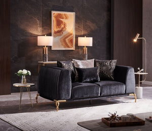 Galaxy Home Majesty Sofa in Black