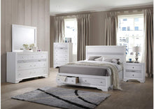 Load image into Gallery viewer, Galaxy Home Matrix King Bed in White
