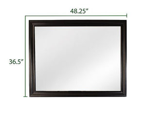 Galaxy Home Matrix Mirror in Black