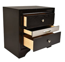 Load image into Gallery viewer, Galaxy Home Matrix Nightstand in Black - Ego Home Furniture
