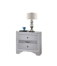 Load image into Gallery viewer, Galaxy Home Matrix Nightstand in White image
