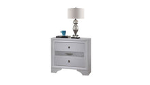 Load image into Gallery viewer, Galaxy Home Matrix Nightstand in White - Ego Home Furniture
