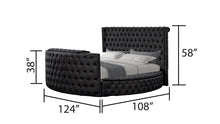 Load image into Gallery viewer, Galaxy Home Maya King Bed in Black
