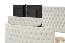 Load image into Gallery viewer, Galaxy Home Maya Queen Bed in Cream
