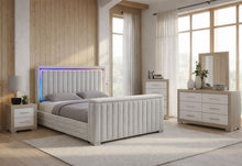 Load image into Gallery viewer, ELIAS/EMMA TV FB NATURAL QUEEN BED GROUP
