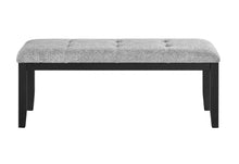 Load image into Gallery viewer, D1319 BLK/WHT DINING TABLE, 4 D1319 LT GREY DC &amp; D1319 LT GREY BN

