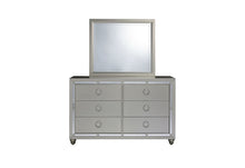 Load image into Gallery viewer, RILEY SILVER KING BED, DRESSER, MIRROR, 2 NIGHTSTANDS AND CHEST
