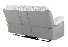 Load image into Gallery viewer, U6028 GREY CONSOLE RECLINING LOVESEAT
