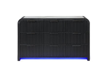 Load image into Gallery viewer, BECKETT WHT/BLK DRESSER W/ LED
