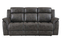 Load image into Gallery viewer, U8517 GREY RECLINING SOFA/CONSOLE RECLINING LOVESEAT/GLIDER RECLINER
