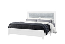 Load image into Gallery viewer, LUCCIA WHITE KING BED WITH LED, DRESSER, MIRROR, NIGHTSTAND
