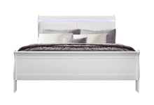 Load image into Gallery viewer, CHARLIE WHITE KING BED WITH LED, DRESSER, MIRROR AND NIGHTSTAND
