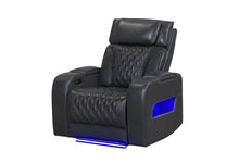 Load image into Gallery viewer, U8611 BLANCHE CHARCOAL POWER RECLINER WITH POWER HEADREST AND LED

