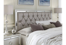 Load image into Gallery viewer, RILEY SILVER KING BED, DRESSER, MIRROR, 2 NIGHTSTANDS AND CHEST
