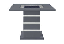Load image into Gallery viewer, MONACO DARK GREY BAR TABLE AND 8 MONACO DARK GREY BAR STOOLS
