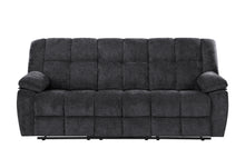 Load image into Gallery viewer, U6000 BLACK RECLINING SOFA
