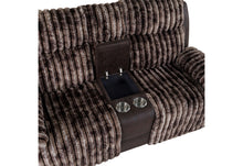 Load image into Gallery viewer, U6028 BROWN CONSOLE RECLINING LOVESEAT
