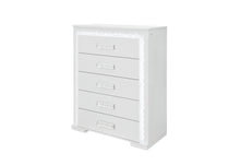 Load image into Gallery viewer, NAOMI SILVER MARBLE CHEST WITH LED
