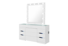 Load image into Gallery viewer, ELLA WHITE VANITY WITH SPEAKER

