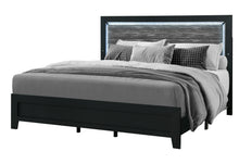 Load image into Gallery viewer, REID BLACK KING BED GROUP WITH LED
