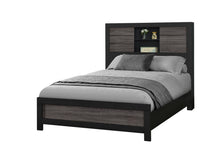 Load image into Gallery viewer, LISBON GREY/BLACK BOOKCASE FULL BED
