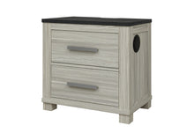 Load image into Gallery viewer, ASHLEY BROWN NIGHTSTAND W/USB &amp; SPEAKER
