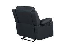 Load image into Gallery viewer, U6026 BLACK PU 72A GLIDER RECLINER WITH LED
