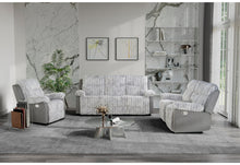 Load image into Gallery viewer, U6028 GREY RECLINING SOFA/CONSOLE RECLINING LOVESEAT/GLIDER RECLINER
