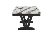 Load image into Gallery viewer, D1319 BLACK/WHITE DINING TABLE
