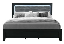 Load image into Gallery viewer, REID BLACK KING BED GROUP WITH LED
