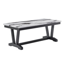 Load image into Gallery viewer, T1319 BLK/WHT COFFEE TABLE
