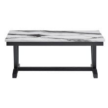 Load image into Gallery viewer, T1319 BLK/WHT COFFEE TABLE
