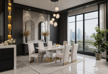 Load image into Gallery viewer, D12 DINING TABLE NATURAL + D12DC BEIGE
