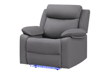 Load image into Gallery viewer, U6026 GREY PU 46A GLIDER RECLINER WITH LED
