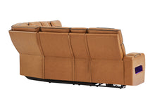 Load image into Gallery viewer, U8611 CAMEL SECTIONAL WITH POWER HEADREST, CONTINUOUS LED AND SPEAKER
