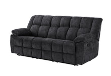 Load image into Gallery viewer, U6000 BLACK RECLINING SOFA
